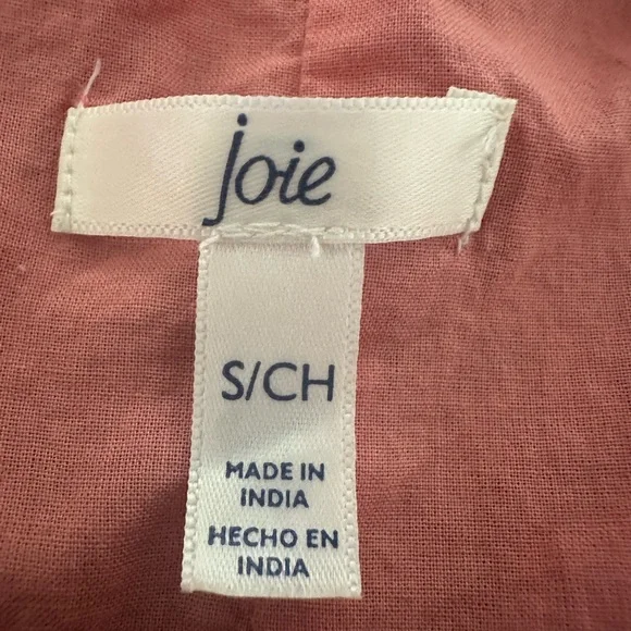 Joie Bondi Tiered Sleeveless Maxi Dress in a tea rose red print.  Size Small. - Picture 10 of 13